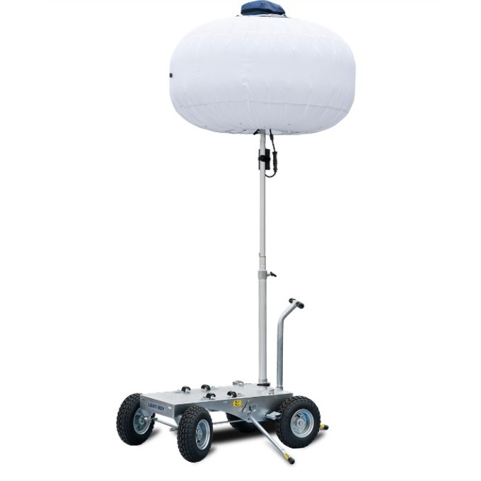 Balon mobil de iluminare constructii - 110.000 lumeni – 3,2 m inaltime - cu carucior